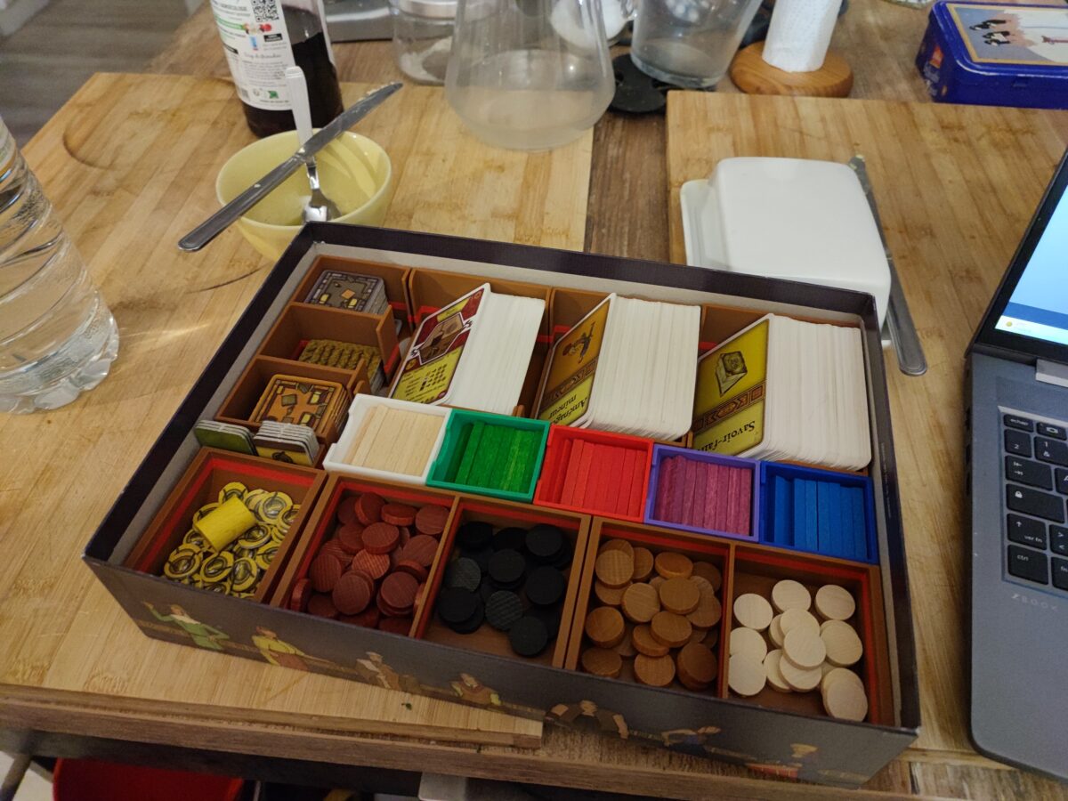 Impression rangement boite de jeux